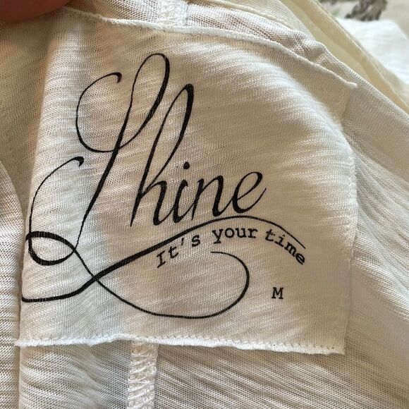 NWT Shine It’s Your Time off white/cream thin knit cardigan - Picture 6 of 11
